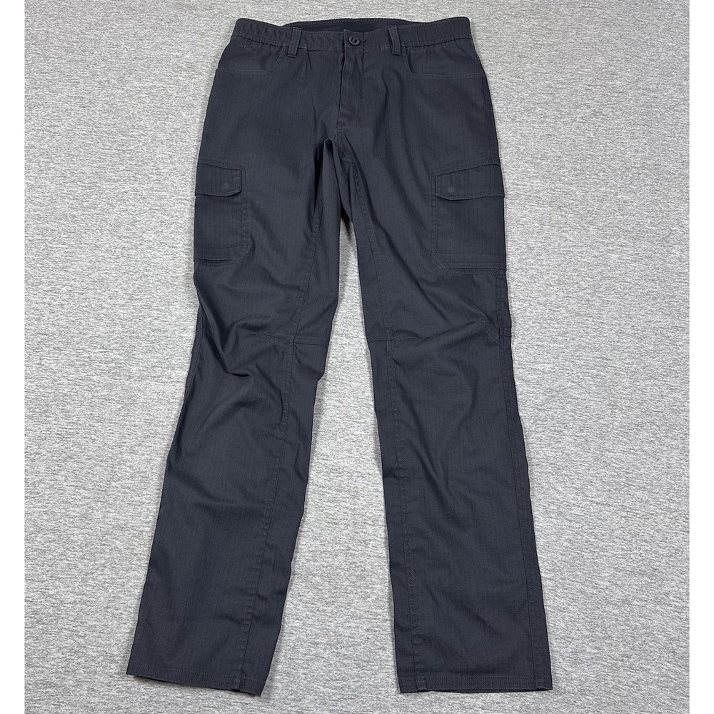 Under Armour Pants Mens 34x34 Gray Enduro Cargo Tactical Storm Ripstop Workwear